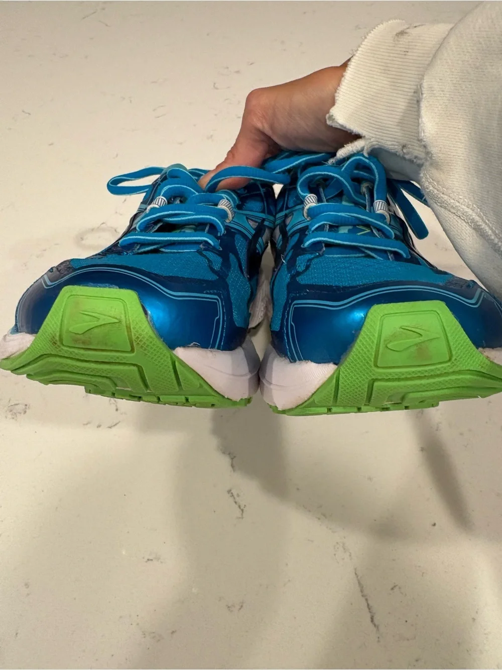Brooks Ravenna 7 Running Shoes - Teal with Lime and White Accents Size 6